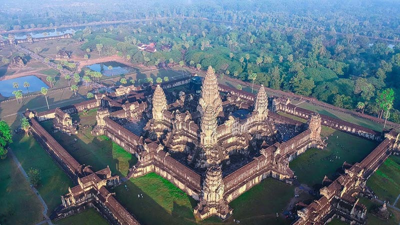Angkor Wat from above